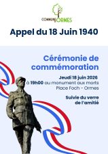 Comm�moration de l’Appel du 18 Juin 1940