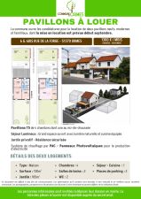 Deux pavillons neufs � louer � Ormes